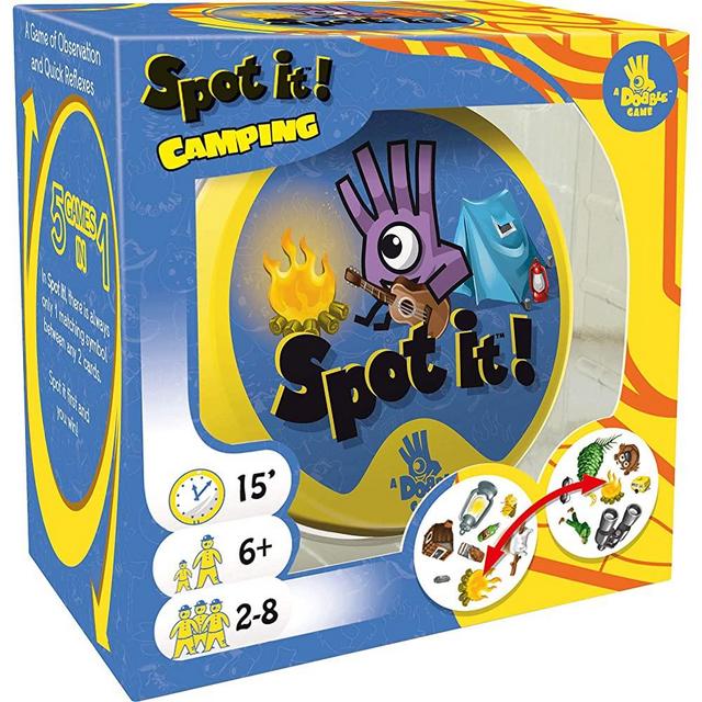 Spot It! Camping Card Game | Game For Kids | Age 6+ | 2 to 8 Players | Average Playtime 15 minutes | Made by Zygomatic