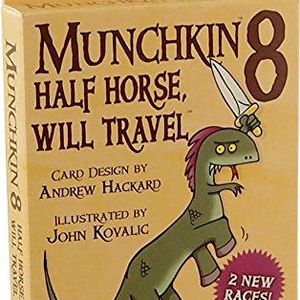 10 years and up - Munchkin 8 - Half Horse, Will Travel Card Game