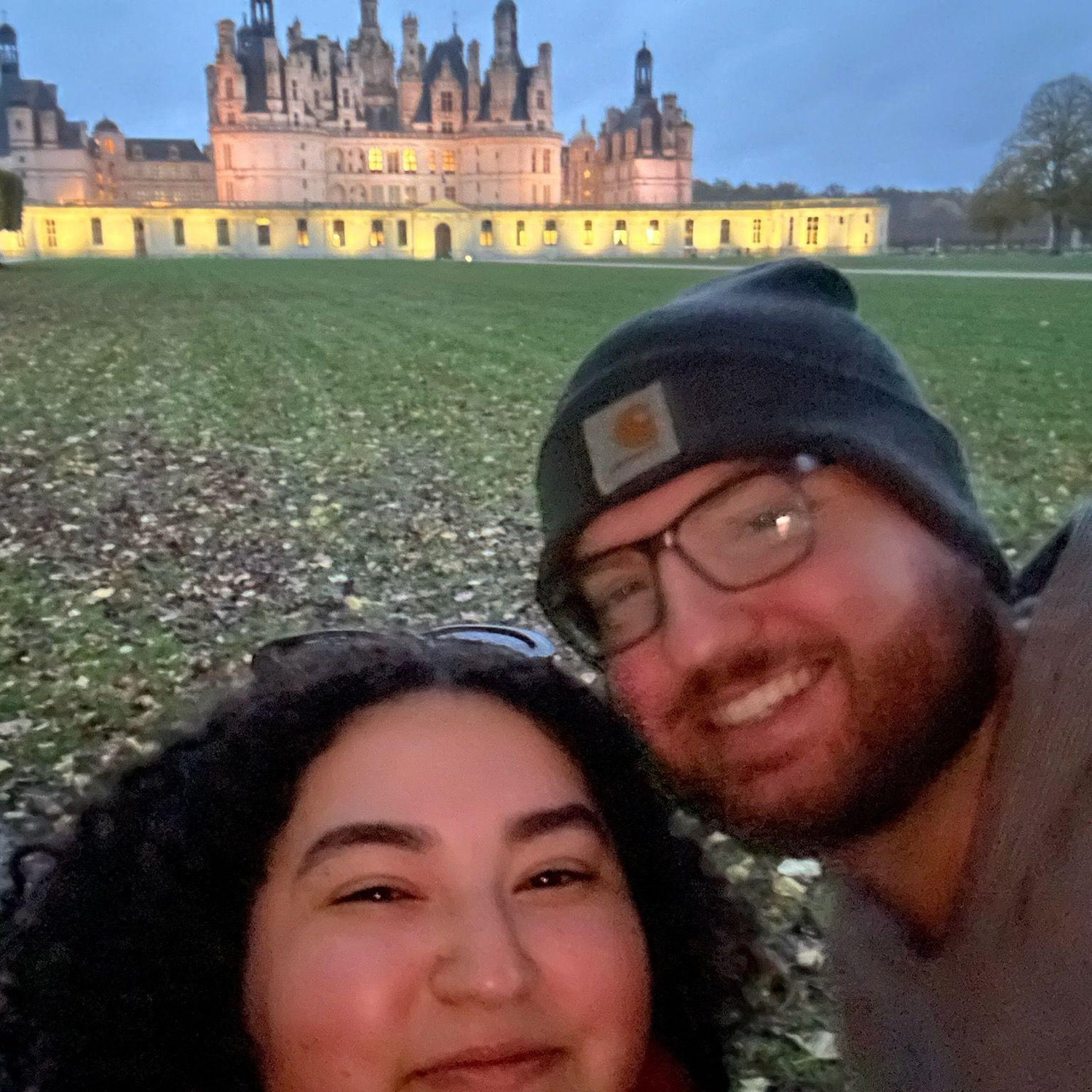 At the biggest castle in France!
