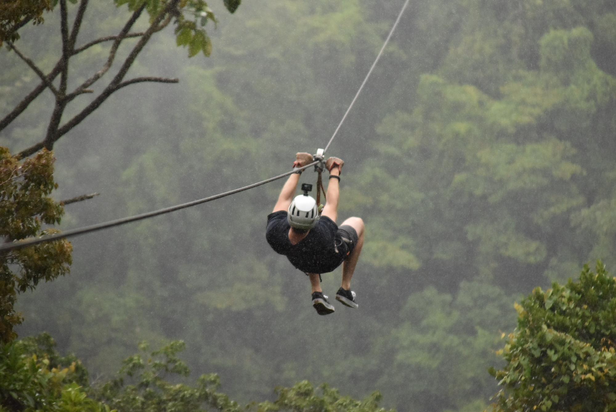 2022: Zip-lining in Costa Rica