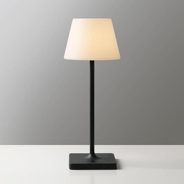 WEILAILUX Outdoor Battery Operated Table Lamp Waterproof, 4000mAh Cordless Table Lamp Rechargeable, Touch Dimmable Desk Lamp, LED Night Light for Patio Camping Restaurant Home, H15in, Black