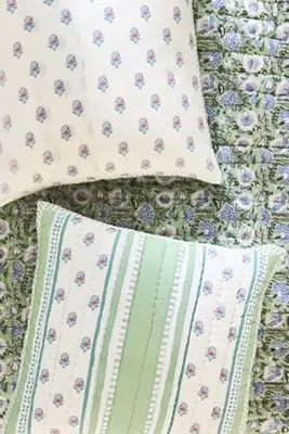 The Printed Cotton Voile Euro Sham