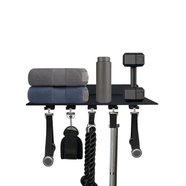 VOHYOV Fit for Tonal Accessory Floating Shelves Black Tonal Accessory Shelf Organize Tonal Home Gym Accessories Wall T Lock Shelf Workout Equipment Storage Rack Tonal Shelf