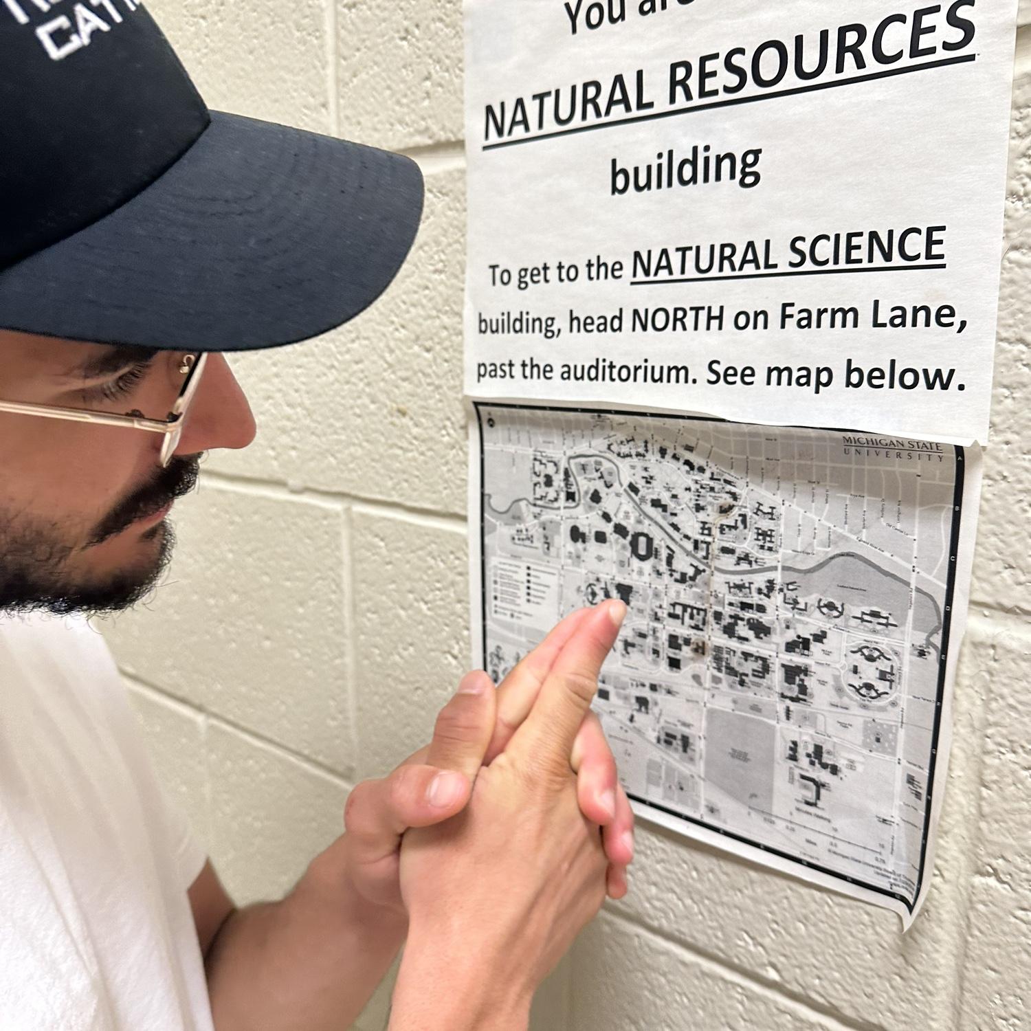 When we had been walking around the natural resources building for an hour and found out that we needed to go to the natural science building instead!