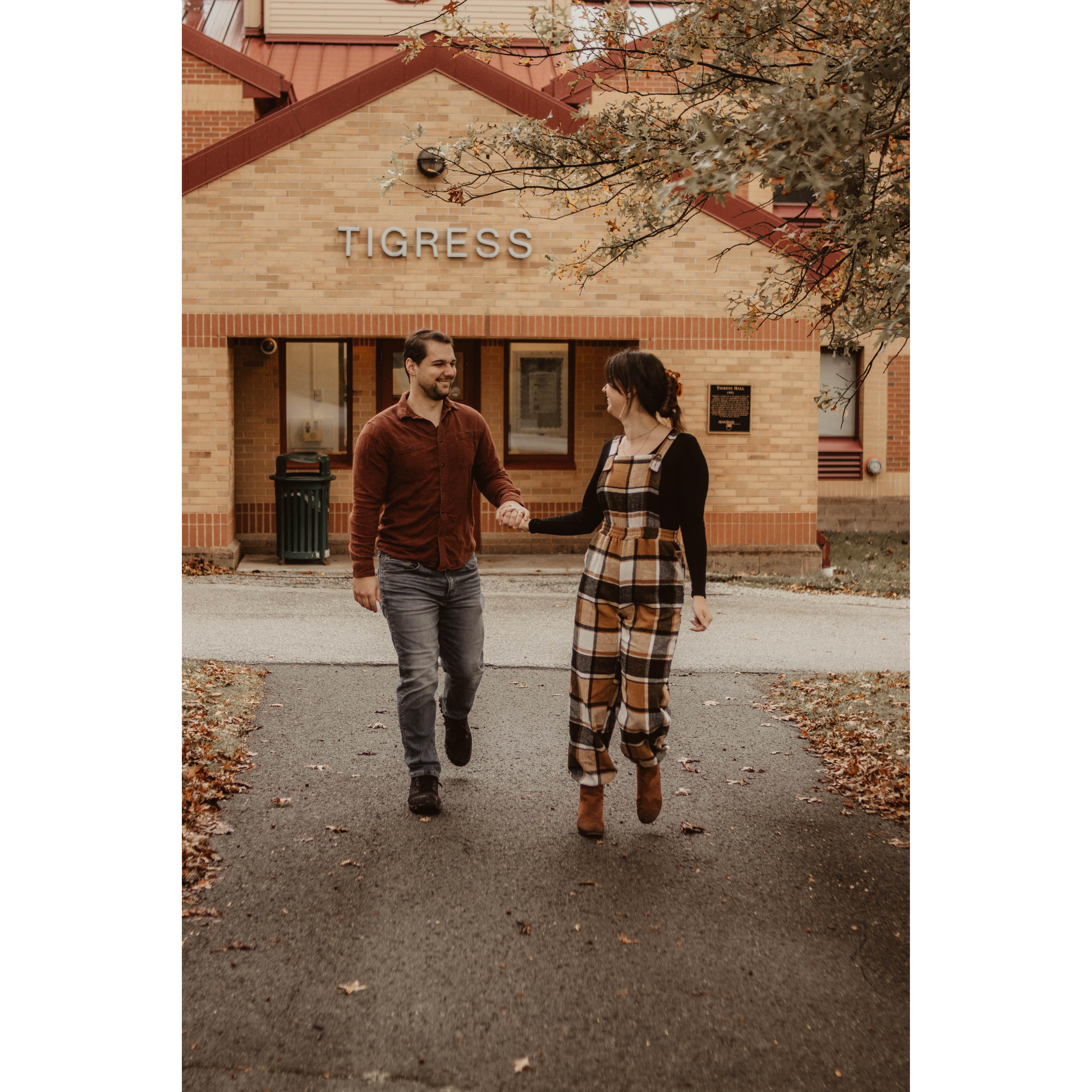 Luke and Mae first met at the Tigress dorm hall on the Penn State Behrend Campus when Mae was 17 and Luke was 19.