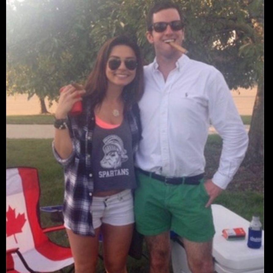 In 2014, Alex went to visit Brian at MSU for homecoming... but total'ed her car halfway there. So, she borrowed her parents car and STILL went to visit him. Brian still didn't realize she liked him.