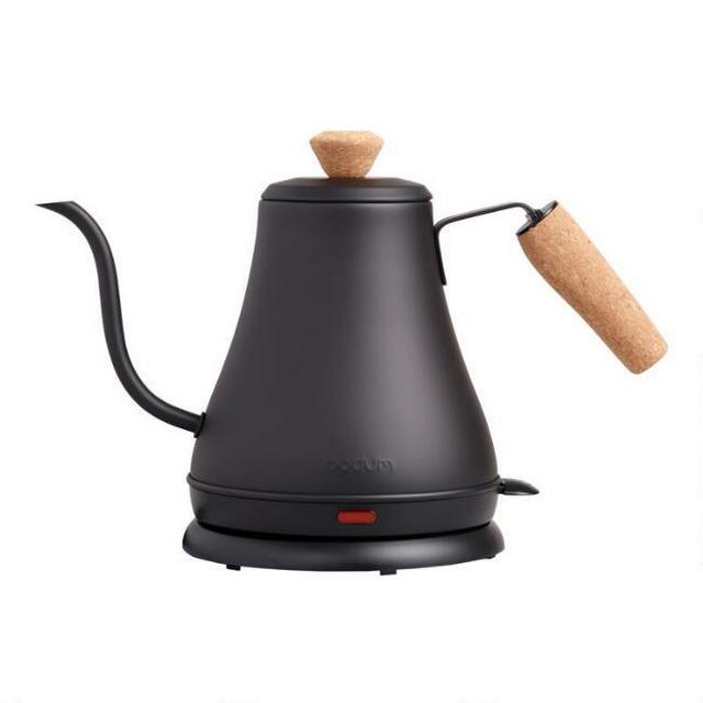 Matte Black Bodum Melior Gooseneck Electric Kettle