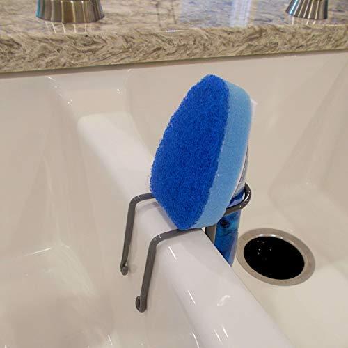 TidySink Adjustable Dishwand (Dish Wand) Holder Kitchen Sink Caddy (Grey or Black)