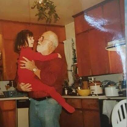 Caitlin and her papa