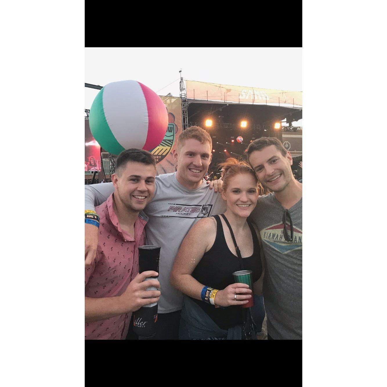 Sea Hear Now Festival with some of the boys!