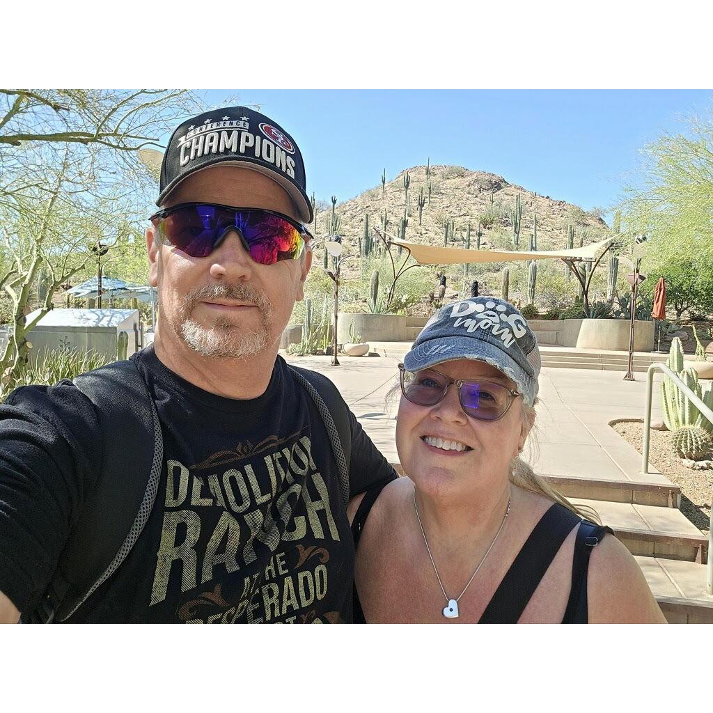 Robert and Pam - Desert Botanical Gardens 2024