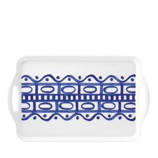 Arabesque Melamine Large Rectangular Platter
