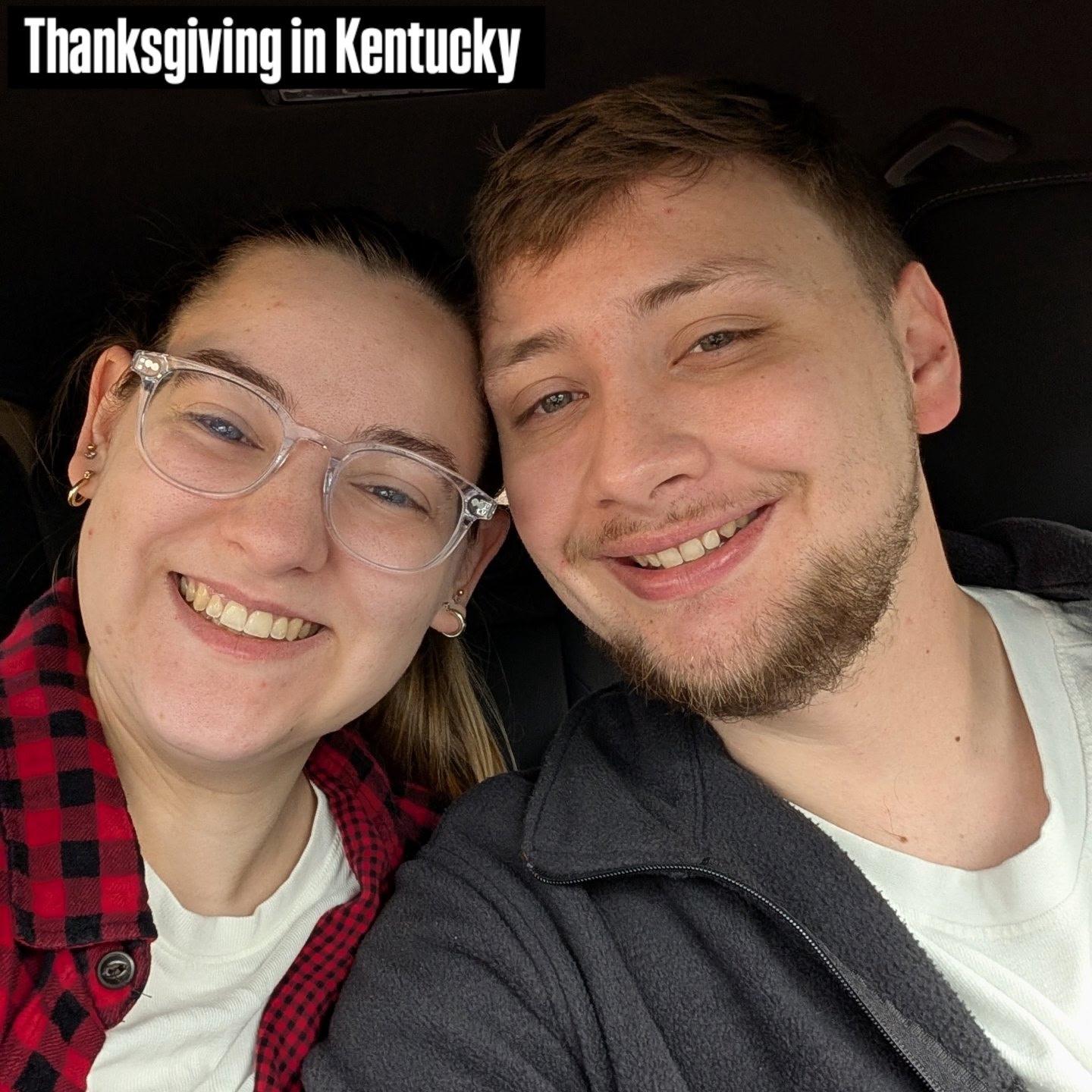 The day we left for Kentucky, on the way to see the Harshman’s!