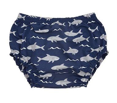 Shark Diaper Cover & Reversible Hat