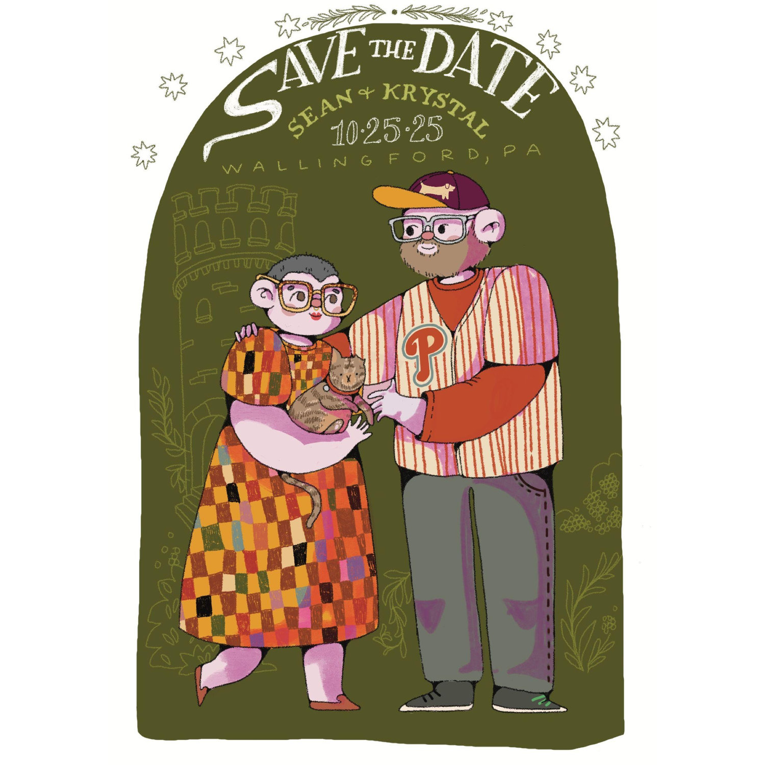 Our Save the Date designed by Kara Sankus