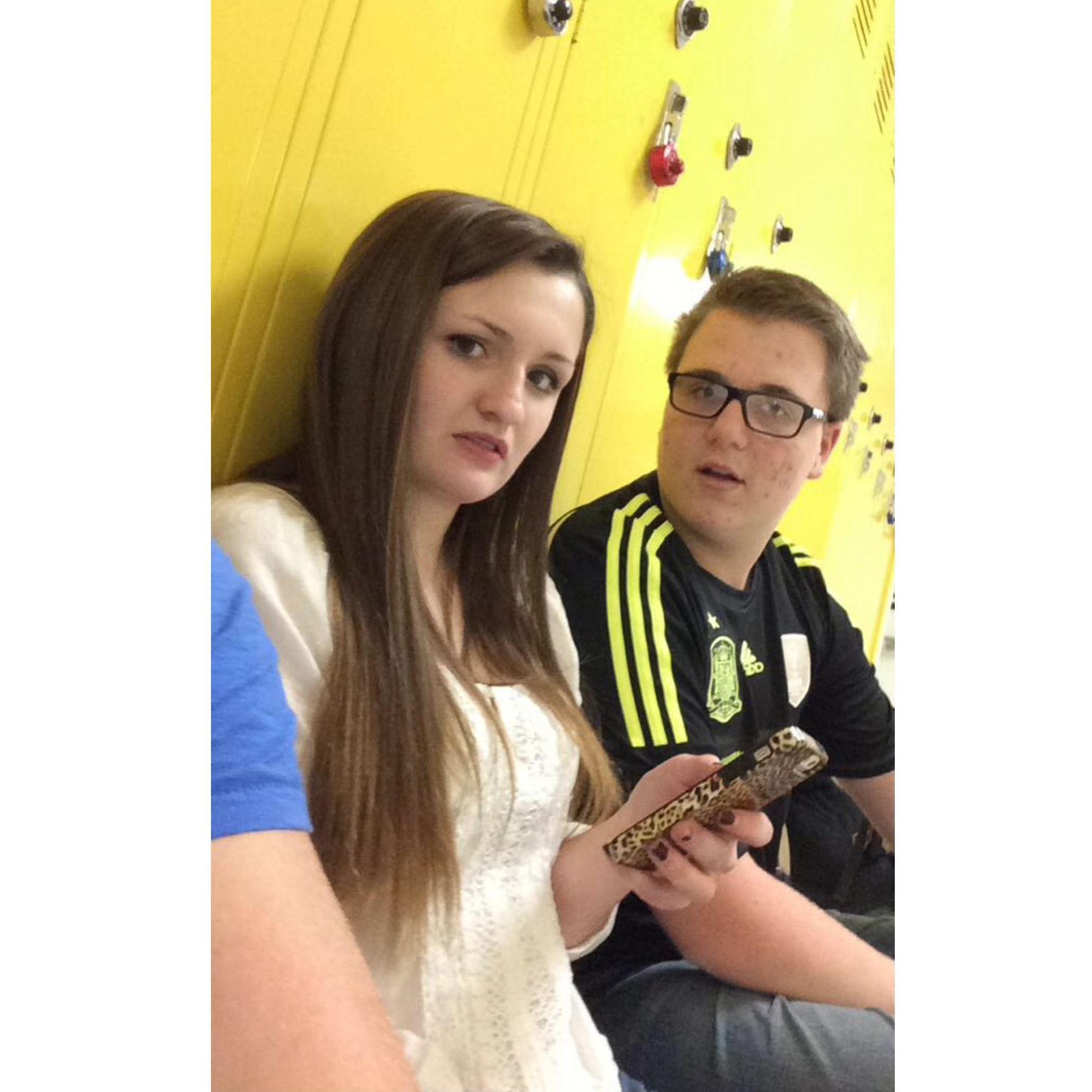 2014 hanging out at school
