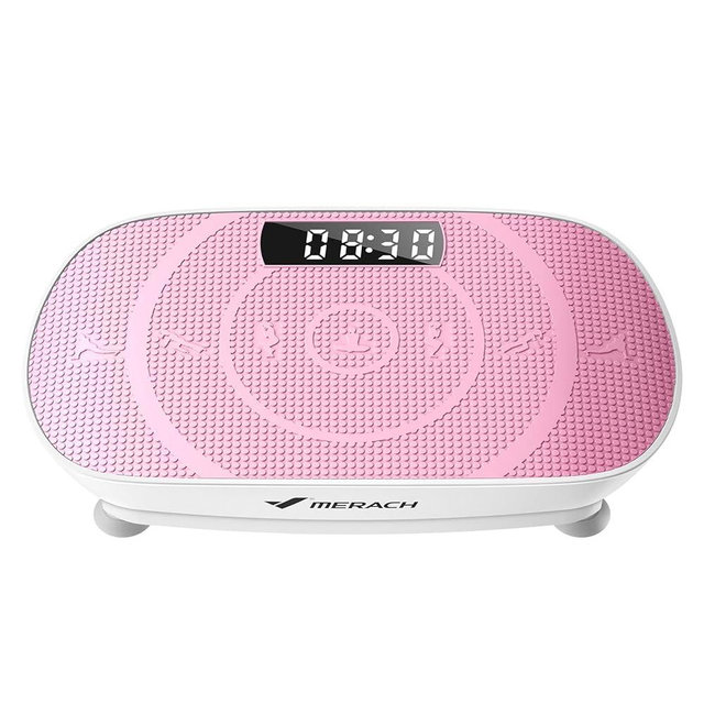 MERACH Vibration Plate Exercise Machine, Whole Body Workout Equipment for Women, Bluetooth and Silicone Pedal, Vibration Plate with Auto Mode, Vibrate Fitness Platform for Home