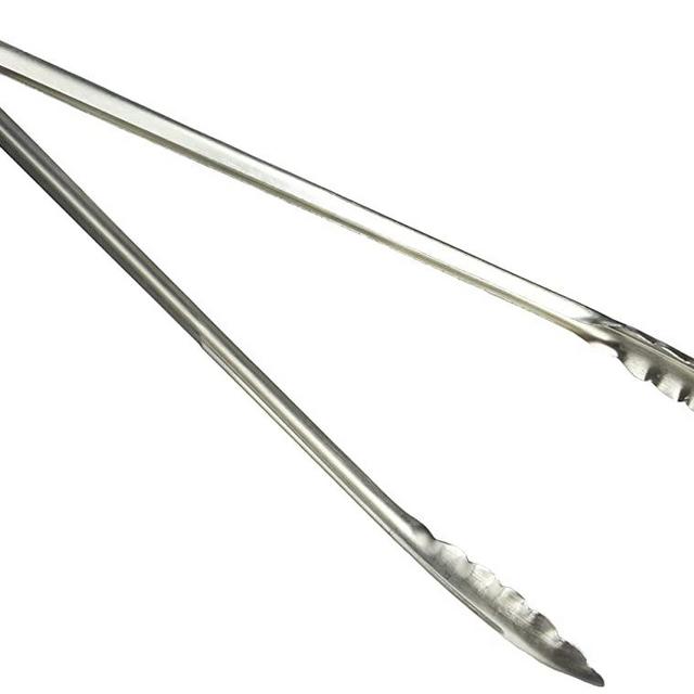 Winco Coiled Spring Heavyweight Stainless Steel Utility Tong, 16-Inch