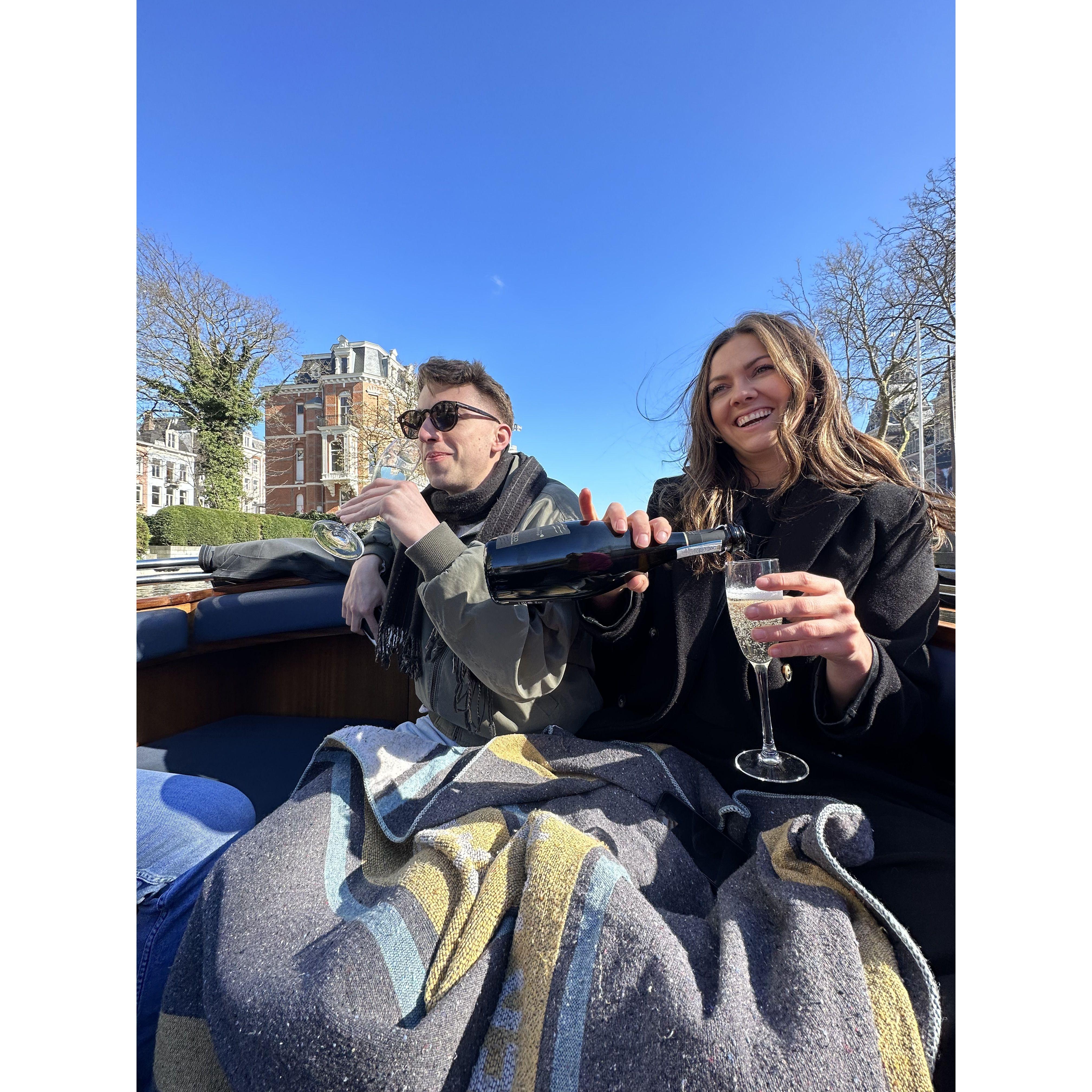 Amsterdam boat ride :)