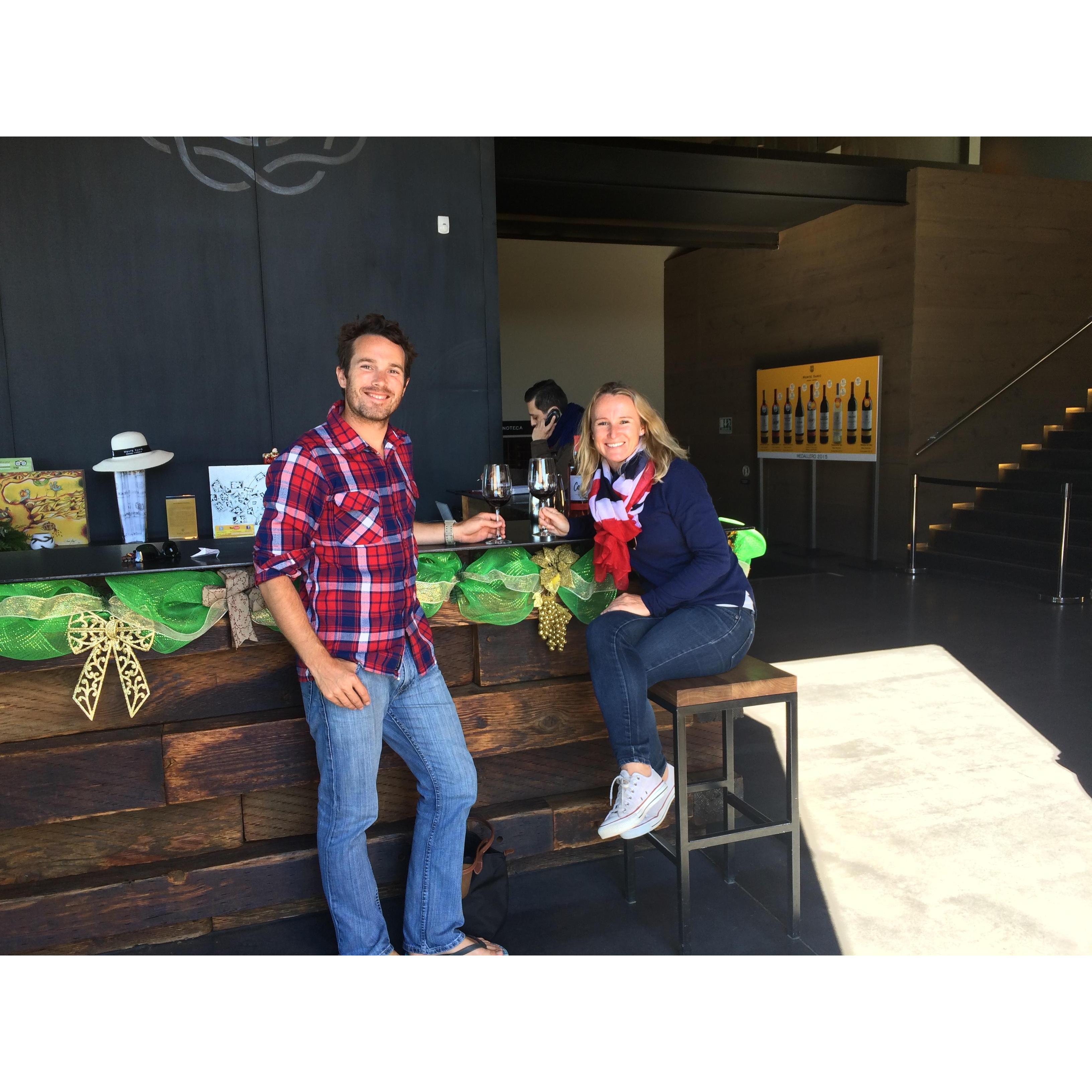 Wine tasting (yes there's a pattern) in Valle de Guadalupe, Mexico
