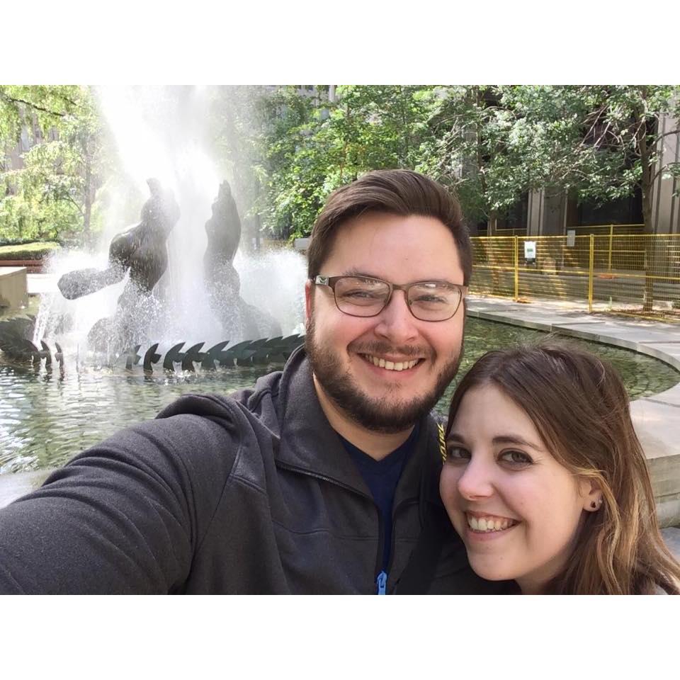 Our first trip together, Toronto, Canada