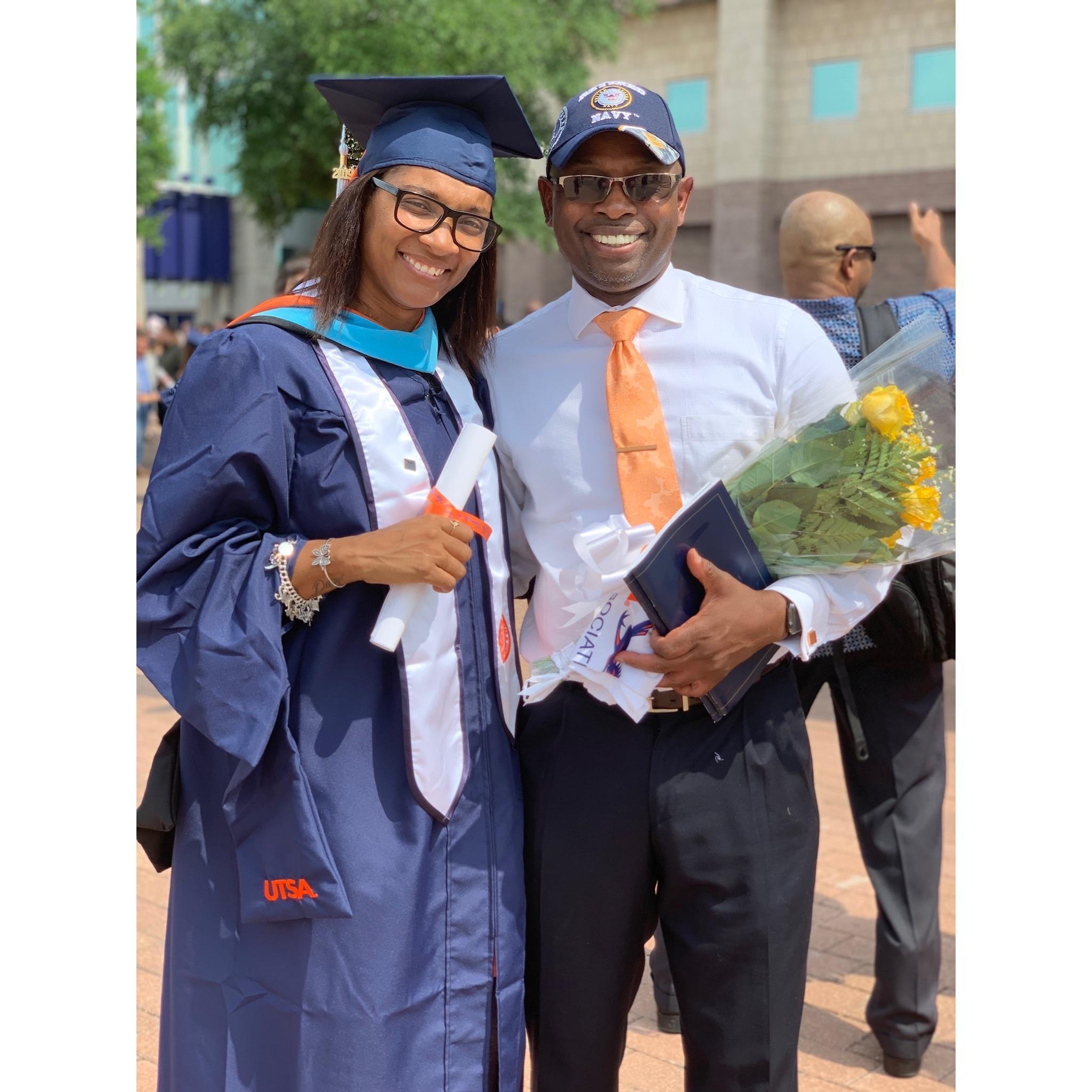 I was very proud of Kandise for receiving her Masters Degree. This was a joyous occasion!