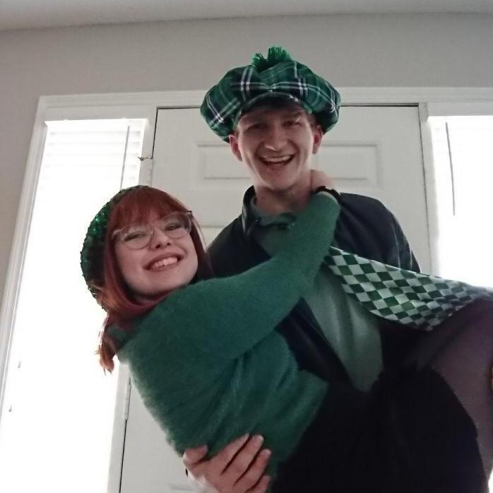 St. Pattys Party visiting family in Columbus, OH