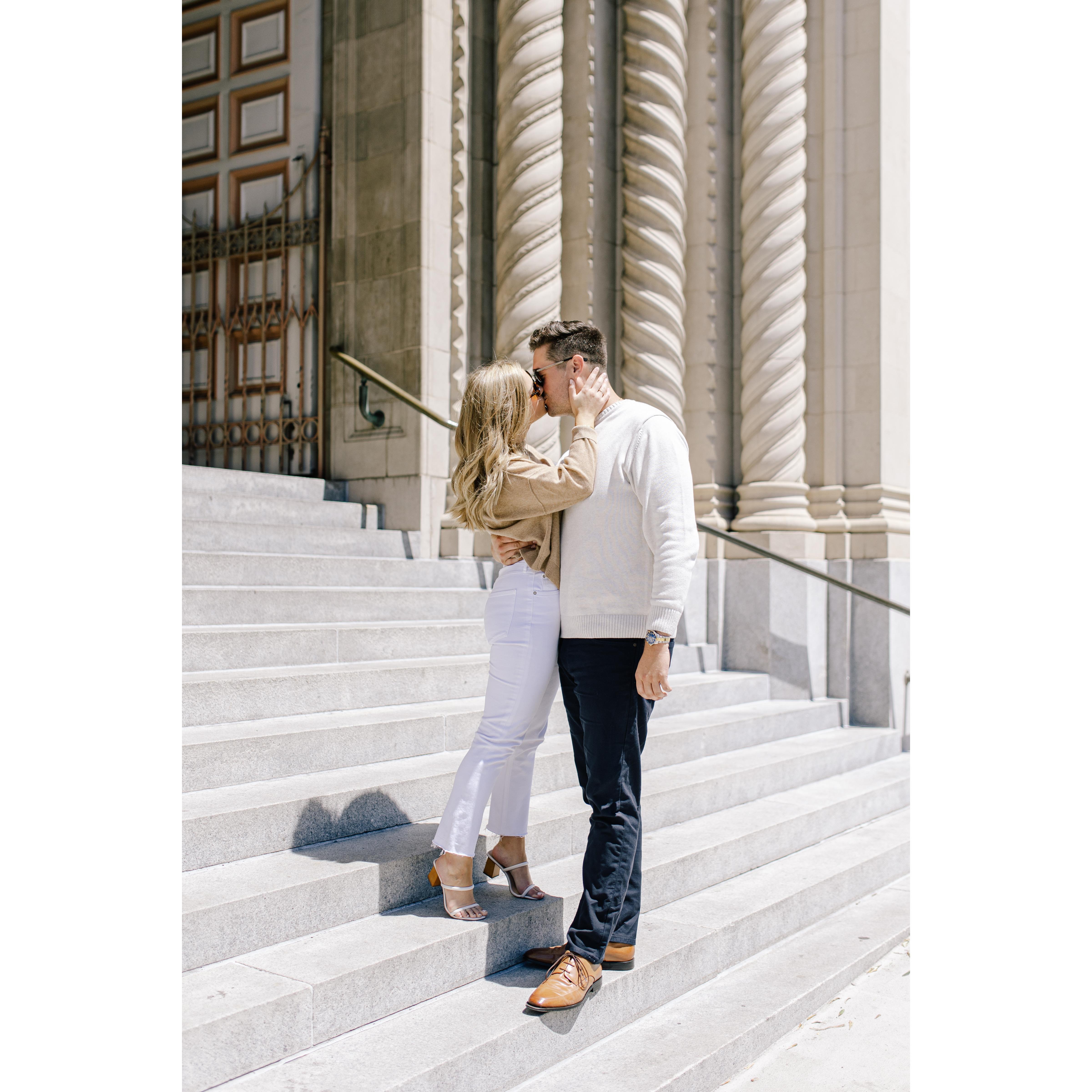 Engagement Photos - streets of North Beach, SF. (Taken: August 2021 / Photography: Mashaida)