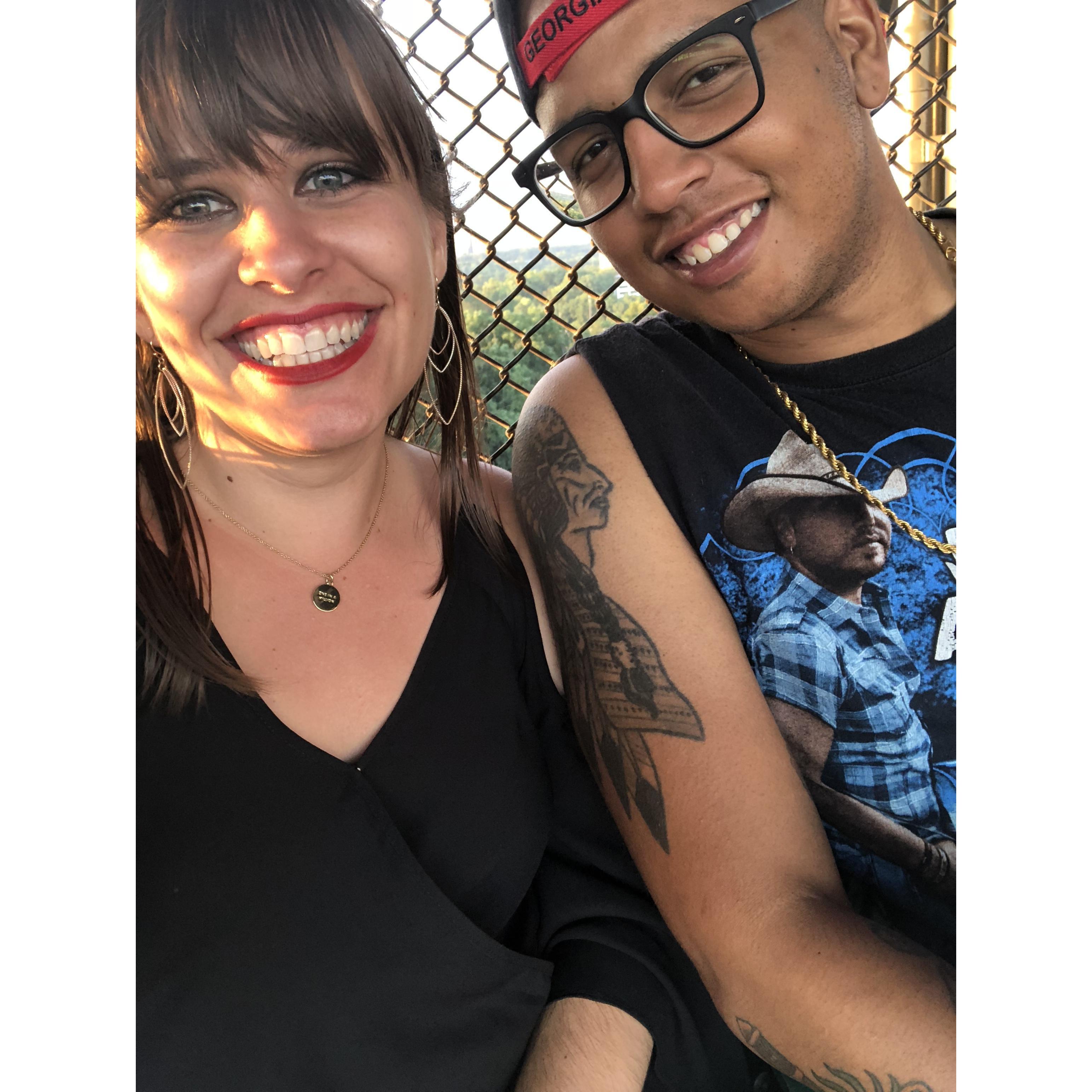 Our first picture together