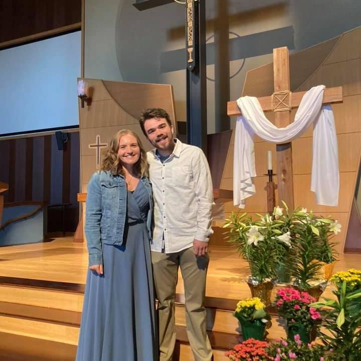 Our first Easter together - and Matthew's birthday! 
