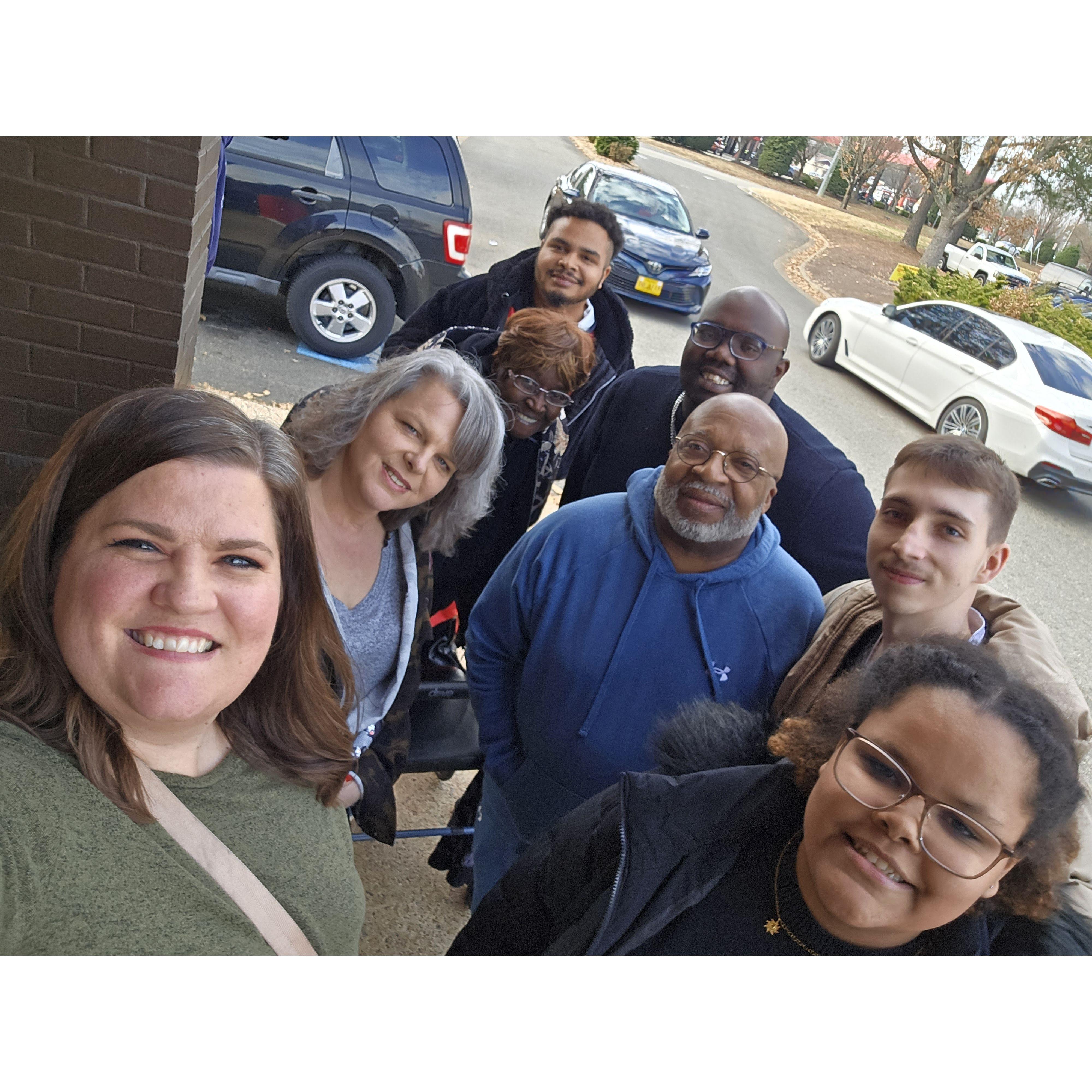Family visit in Virginia