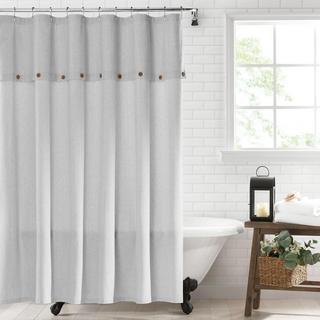 Tucker Ticking Stripe Shower Curtain