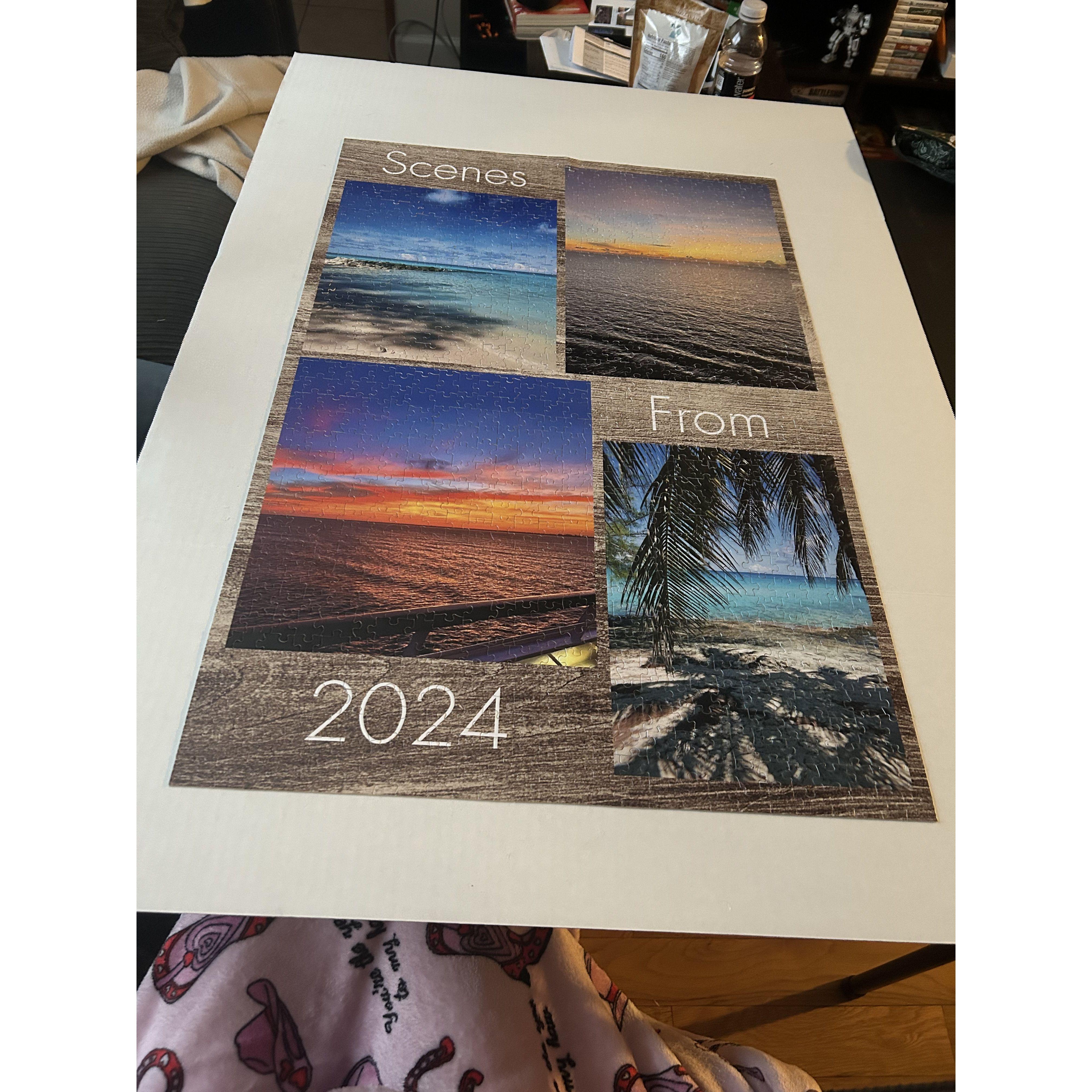 Including this custom puzzle Sam had bought Summer for Christmas of pictures she had taken of their cruise to Bimini that year!