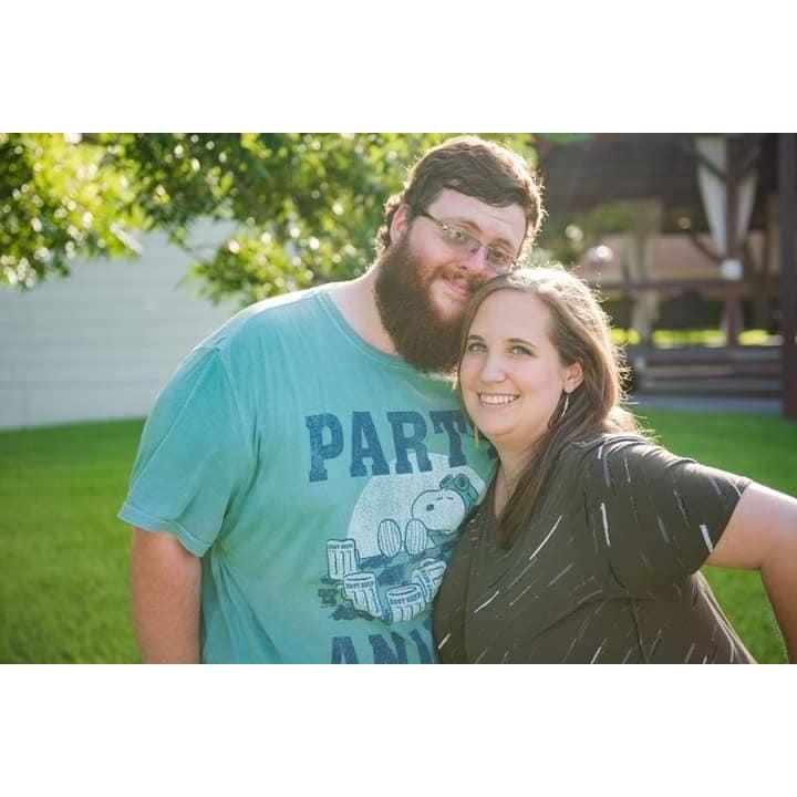 I told him before this photo to be prepared to do this again for the engagement photos (this was my favorite of us taken from my mom's 60th birthday)