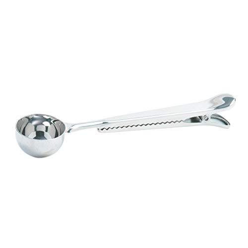 Norpro Coffee Scoop with Bag Clip Stainless Steel 1.5 tbsp 7.5" x 1.5" x .75"