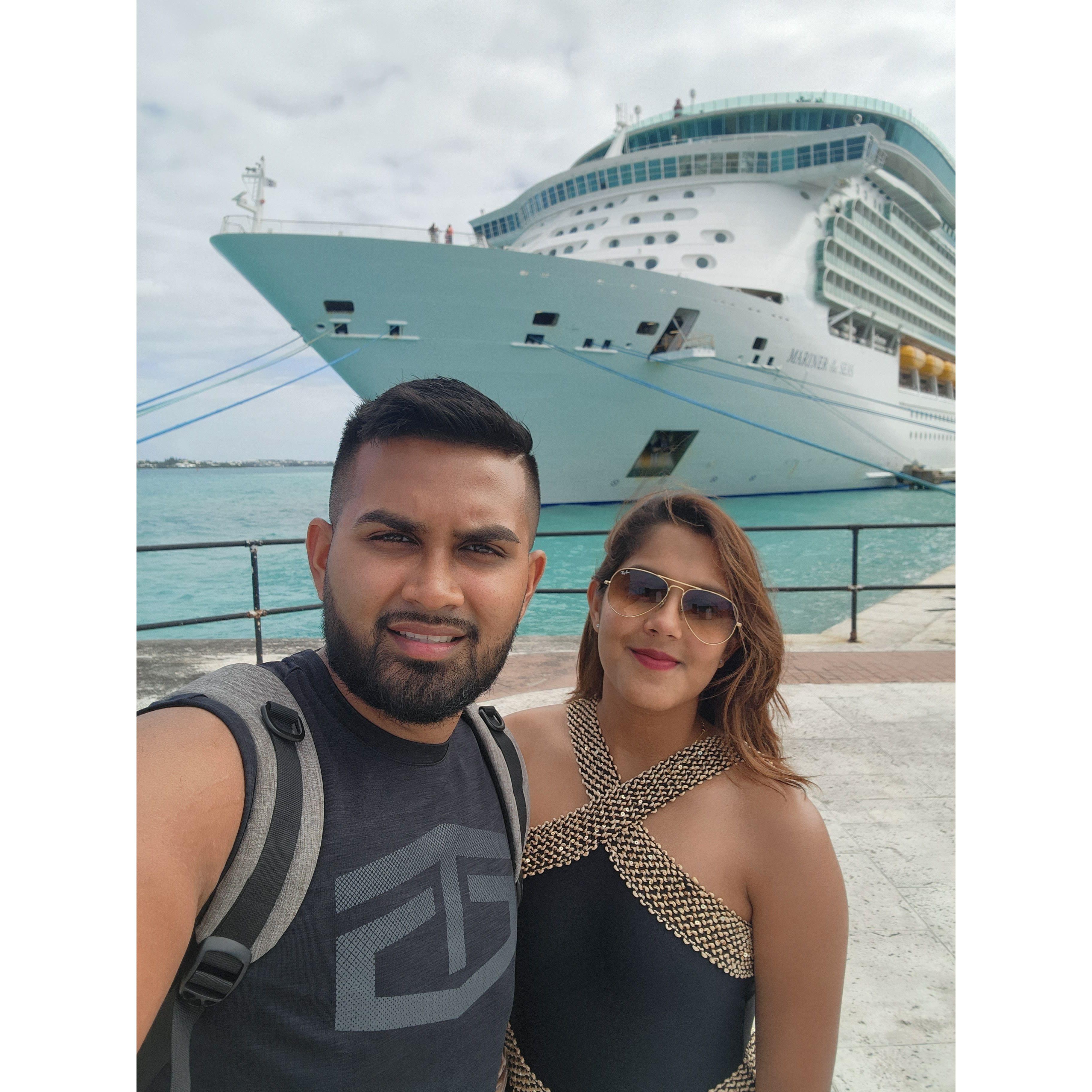 Unforgettable memories onboard Royal Caribbean โ our first cruise together ๐ณ๏ธ ๐