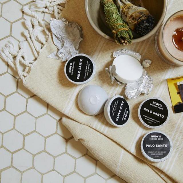 Rudy's                              Palo Santo Shower Bomb