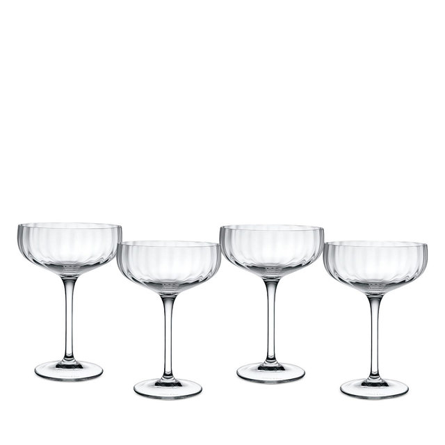 Villeroy & Boch Rose Garden Coupe Champagne Glass, Set of 4