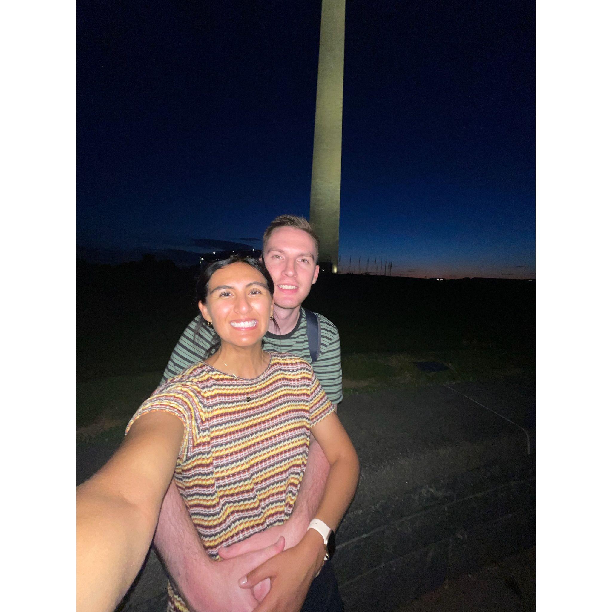 While student teaching in DC, Andrew came to visit me twice, the first being Labor Day weekend. We agreed that long-distance was hard but that it solidified our relationship.