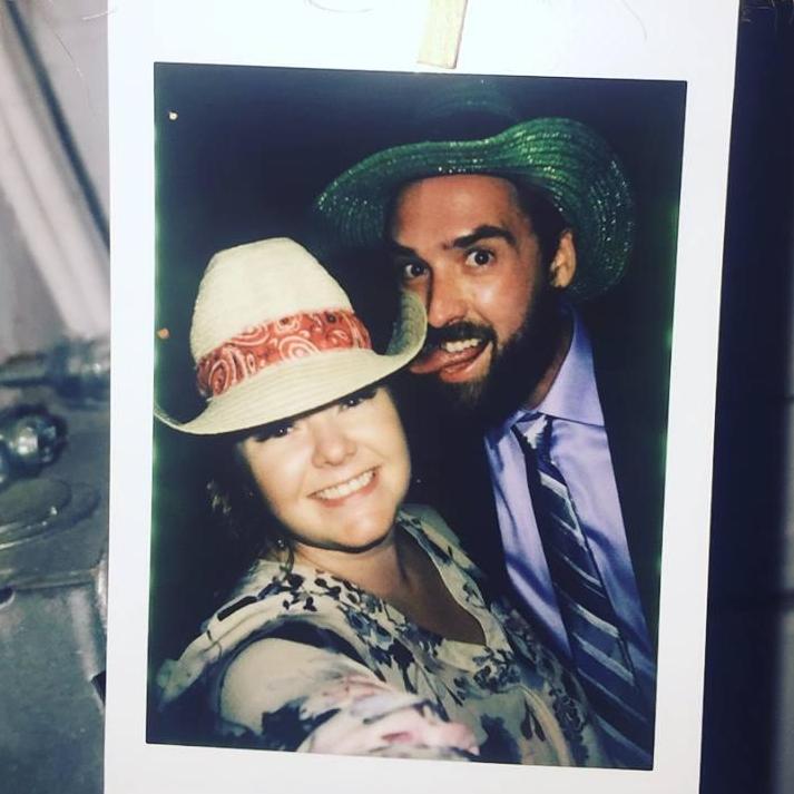 Getting silly at a friends wedding in Southwest Harbor