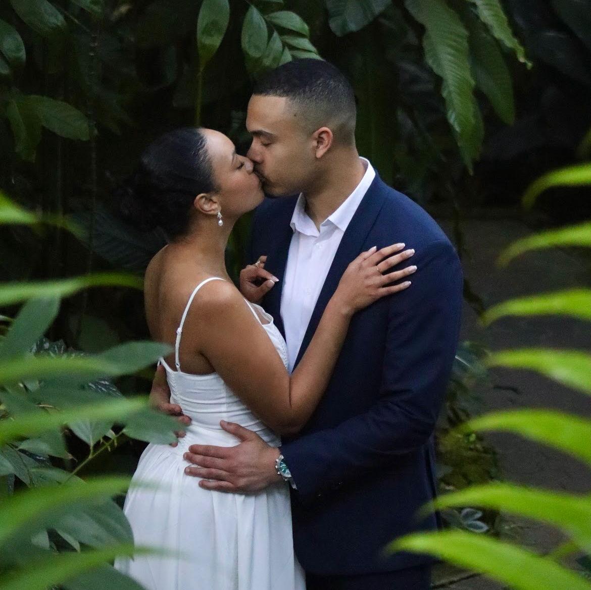 Botanical Garden engagement shoot