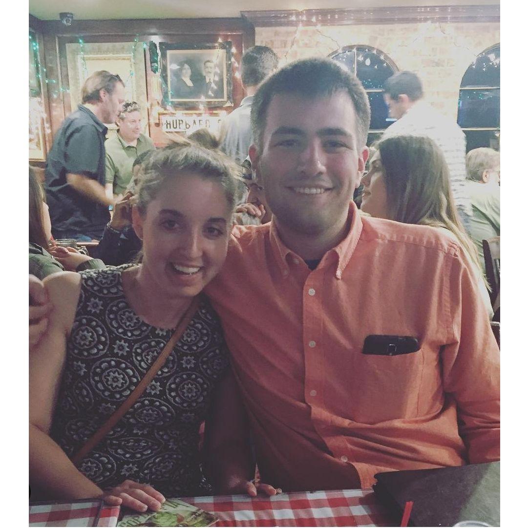 Our very first photo together in our first year of grad school!