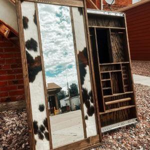 Cowhide Jewelry Cabinet