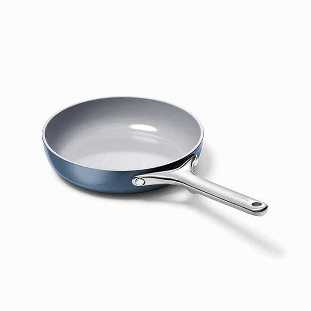 Caraway Nonstick Ceramic Mini Fry Pan (1.05 qt, 8") - Non Toxic, PTFE & PFOA Free - Oven Safe & Compatible with All Stovetops (Gas, Electric & Induction) - Navy