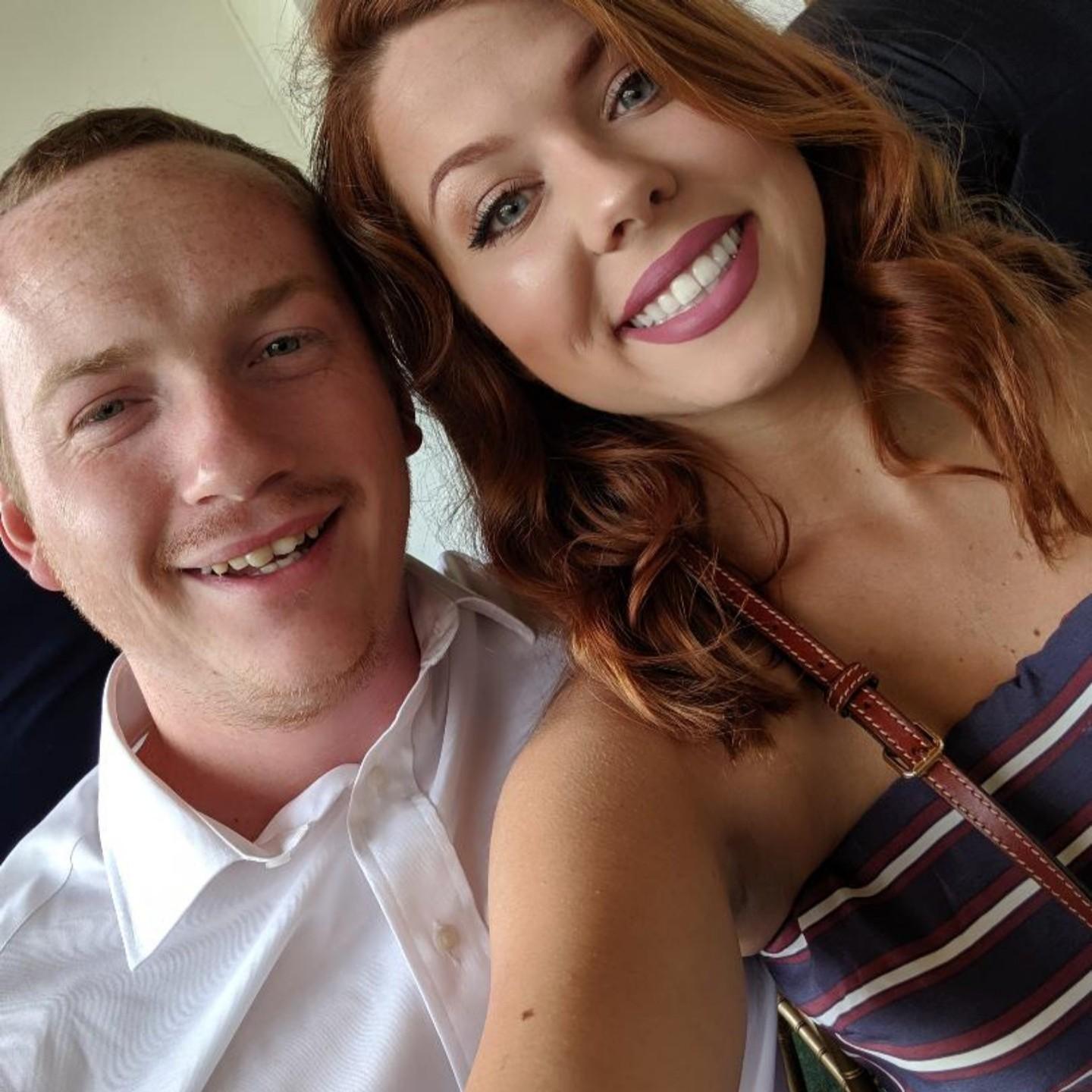 Playing dress up for a wedding.
