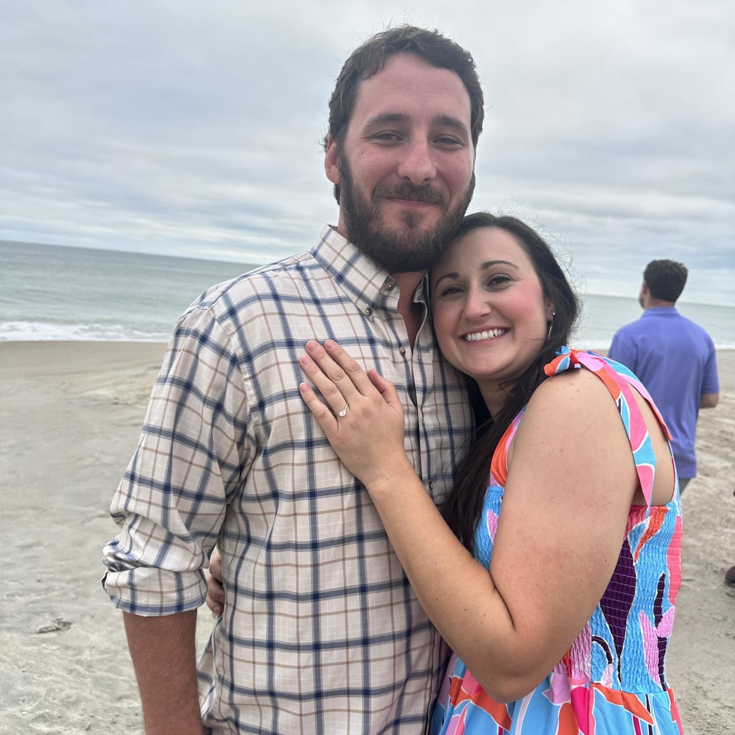 The day Tanner proposed! Atlantic Beach, NC