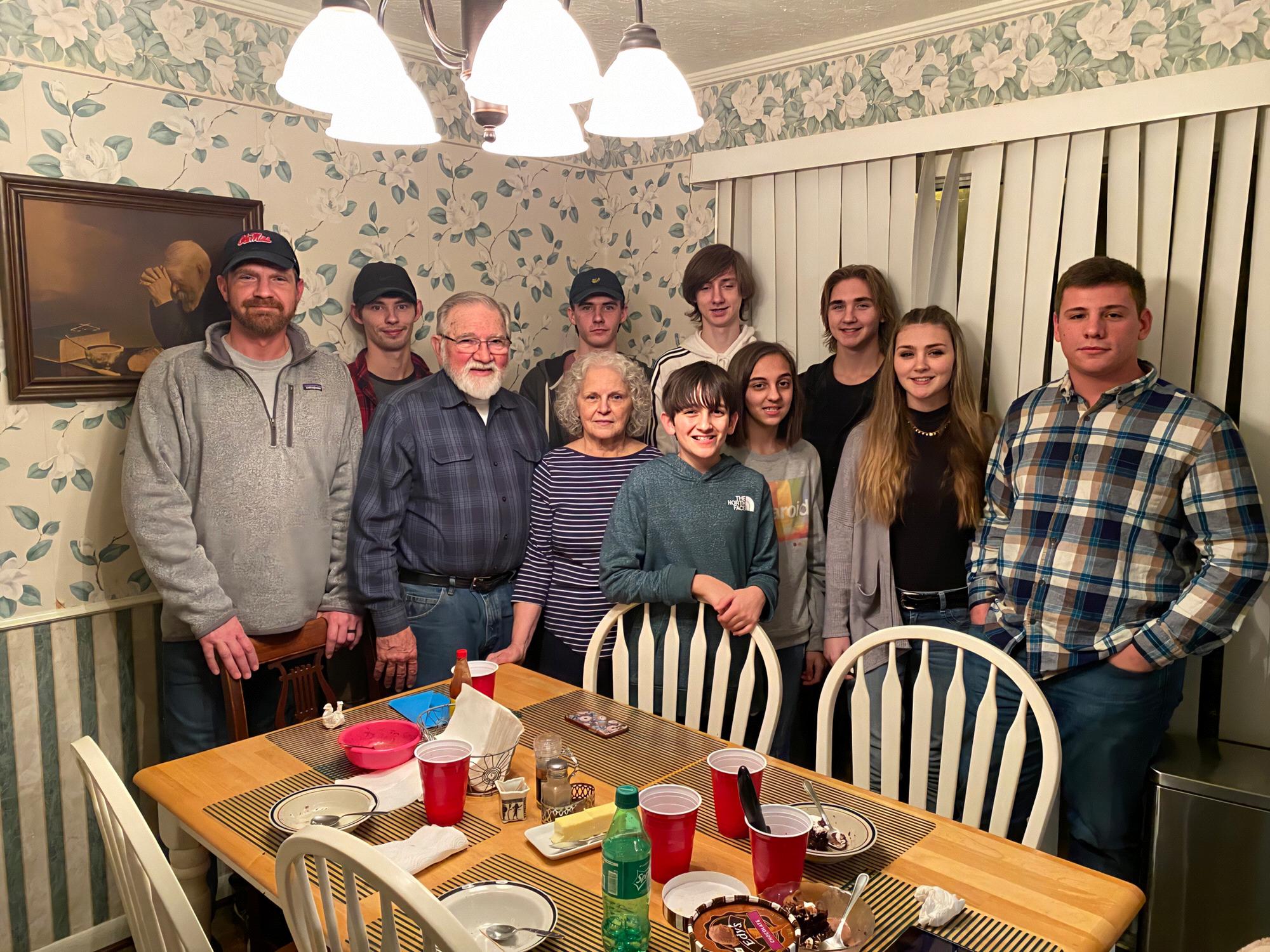 Shelby’s grandpa’s bday party 2020