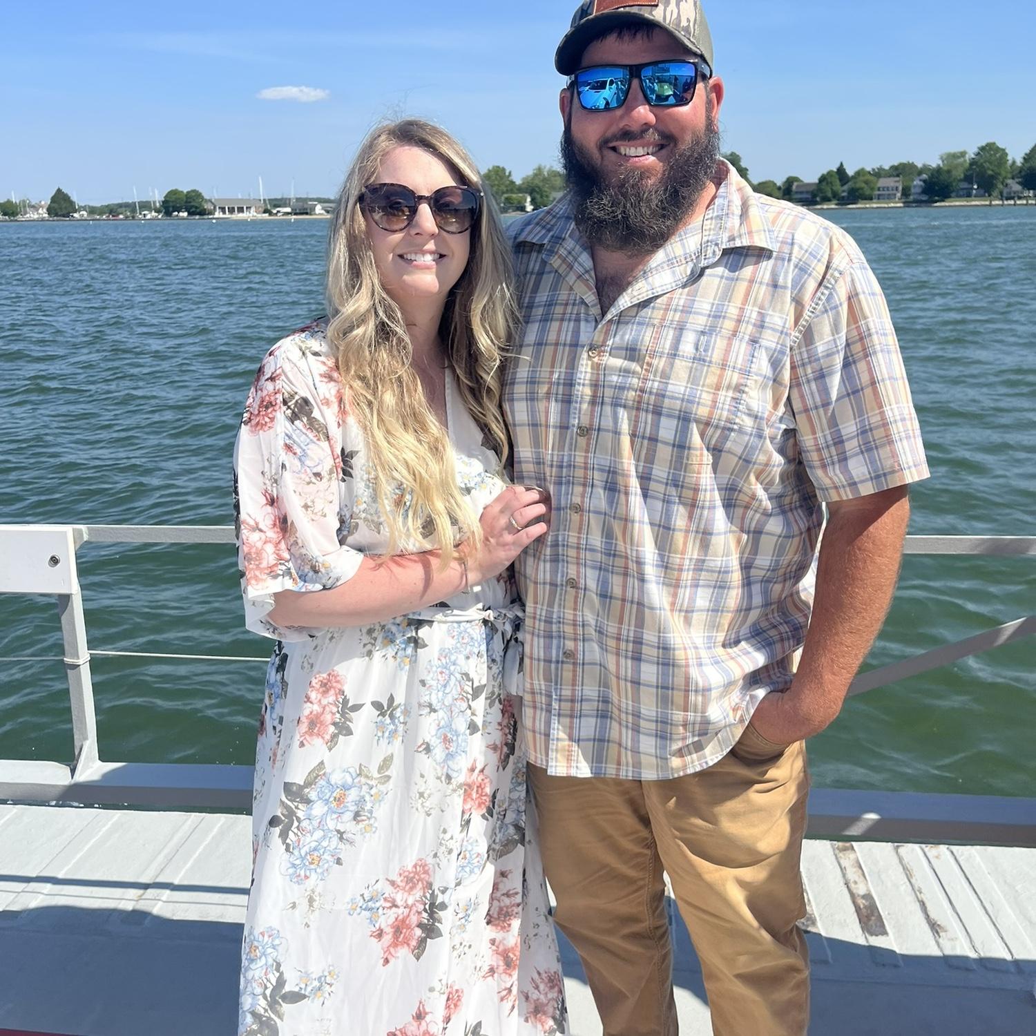 Taking the ferry from Bellevue to Oxford on Mother’s Day