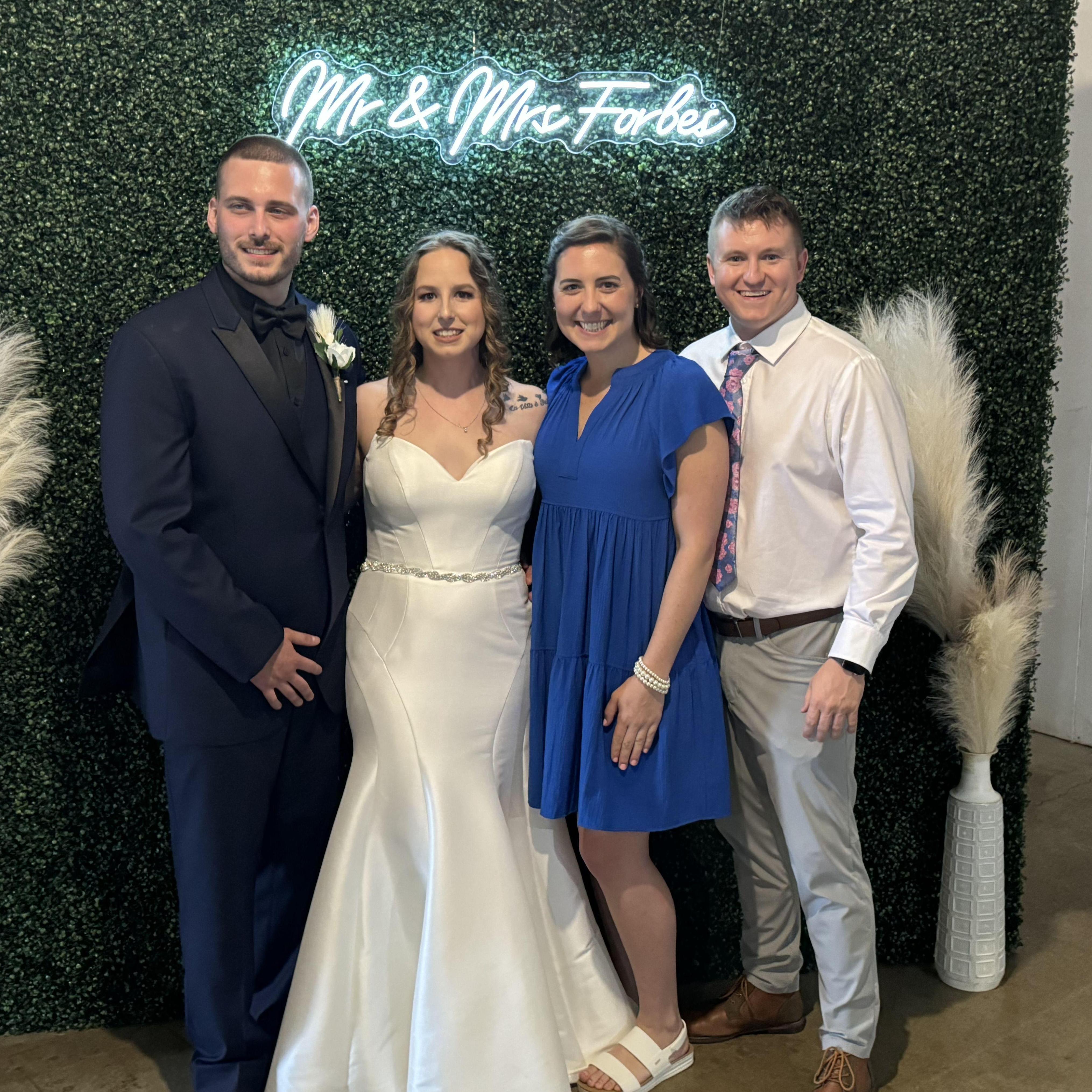 Celebrating Stephanie & Hunter's wedding!