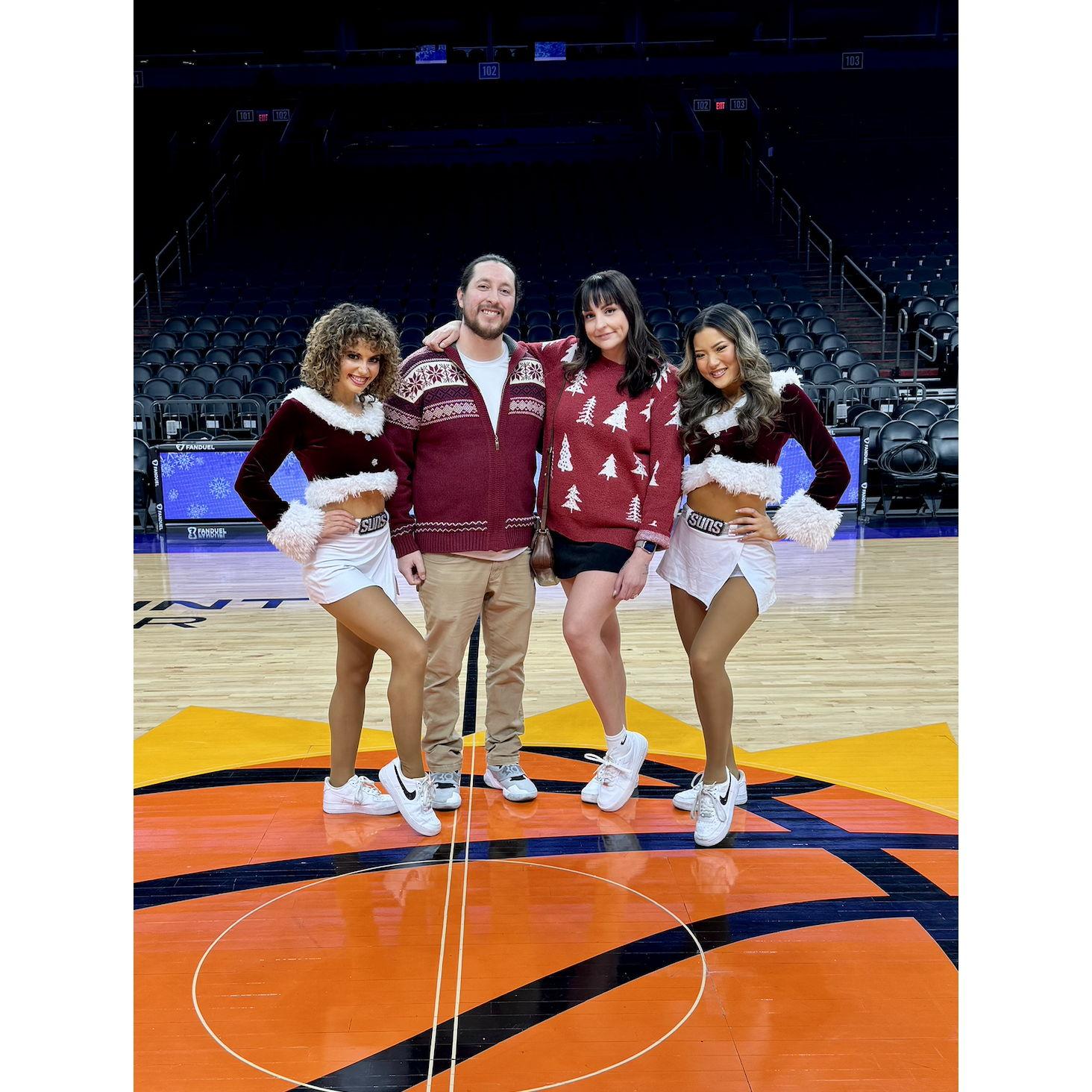 December 22, 2024 - At the Phoenix Suns' Gorilla Claus event